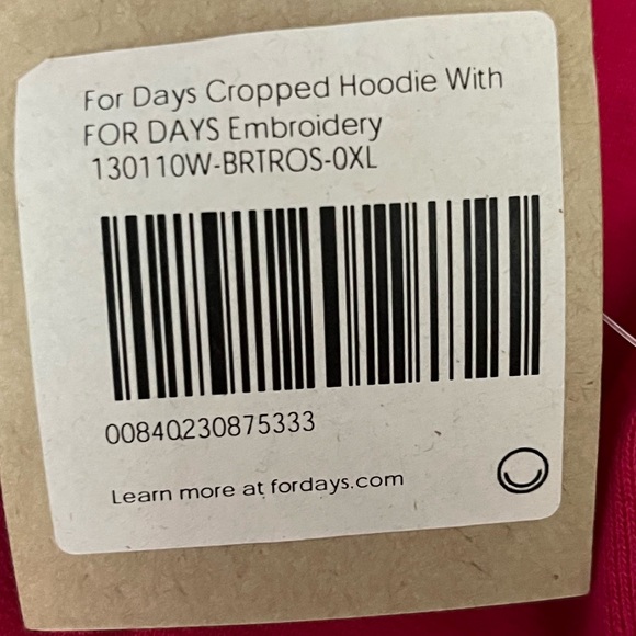 For Days Sweatshirt in Bright Rose - Picture 4 of 7